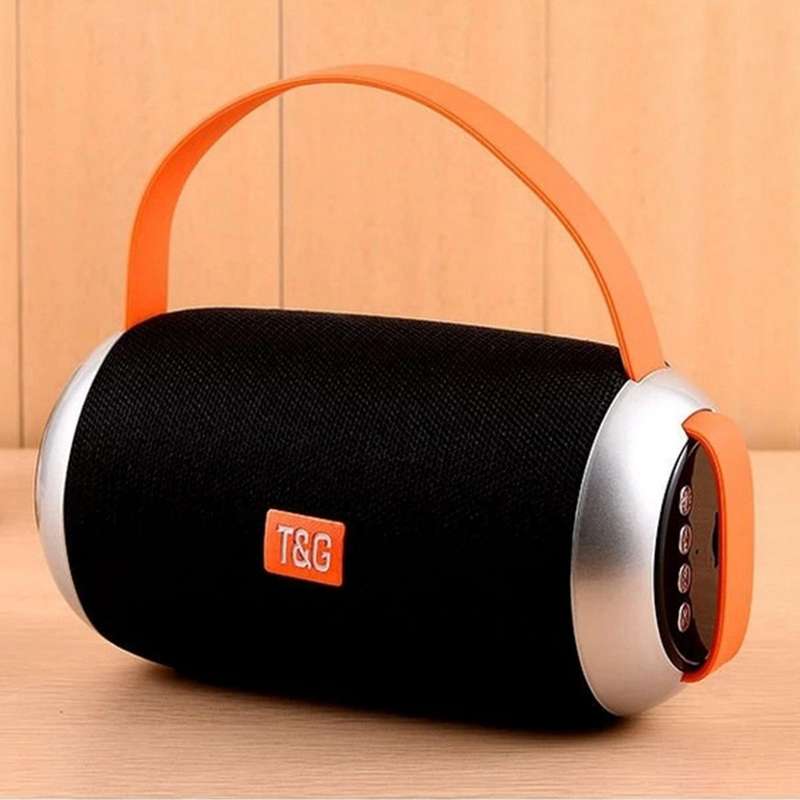 Portable Bluetooth Speaker with Mic FM Radio &Hands-FreeTF Card - Black