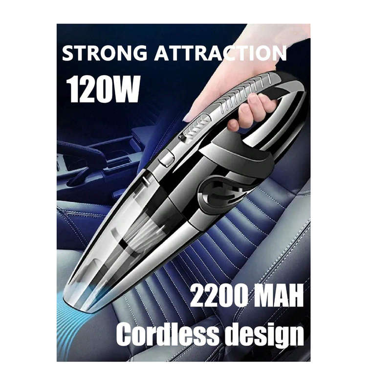 Wet & Dry Wireless Vehicle Vacuum Cleaner