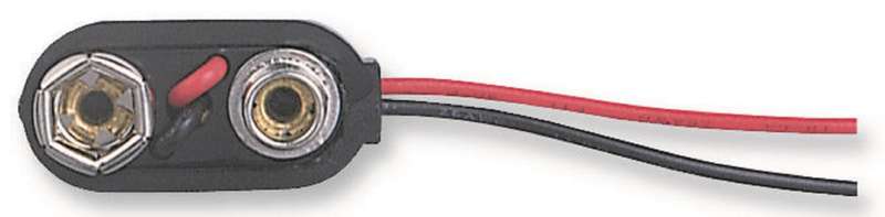 Multicomp Pro (440006P) Battery Contact, PP3 (9V), Wire Leads, Copper