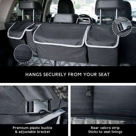 Foldable Hanging Car Back Seat Trunk Boot Storage Organizer Bag
