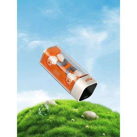JEEP - EC002 - Wireless Ear Hook Earbuds With 270 Rotation - Orange