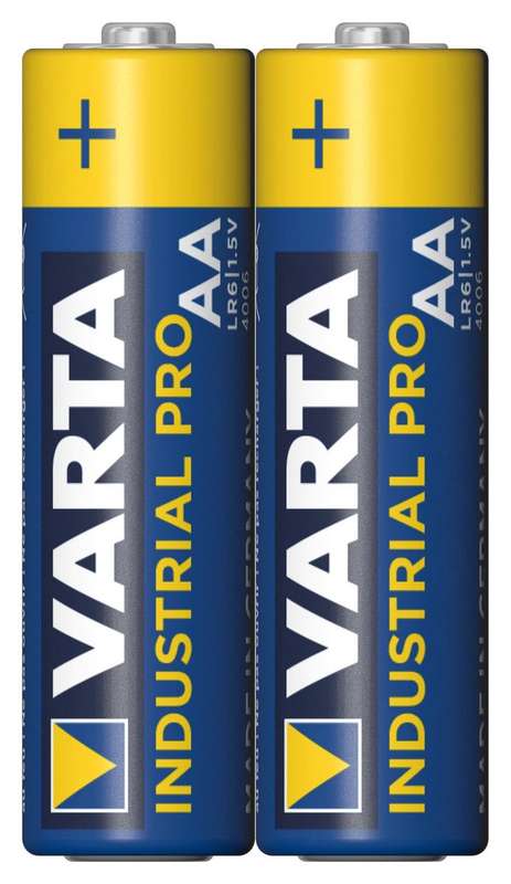 Varta (4006211302) Battery, 1.5 V, AA, Alkaline, 2.95 mAh, 14.5mm