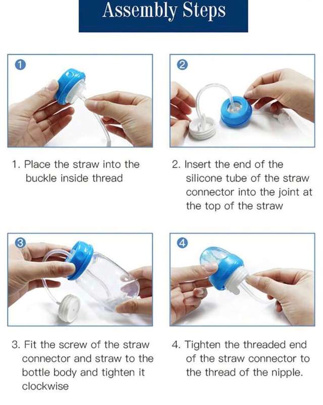 Hands-Free Baby Feeding Bottle Set