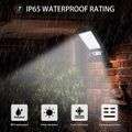4 x Solar Street Lights Outdoor Remote Control Solar Parking Lot Lights