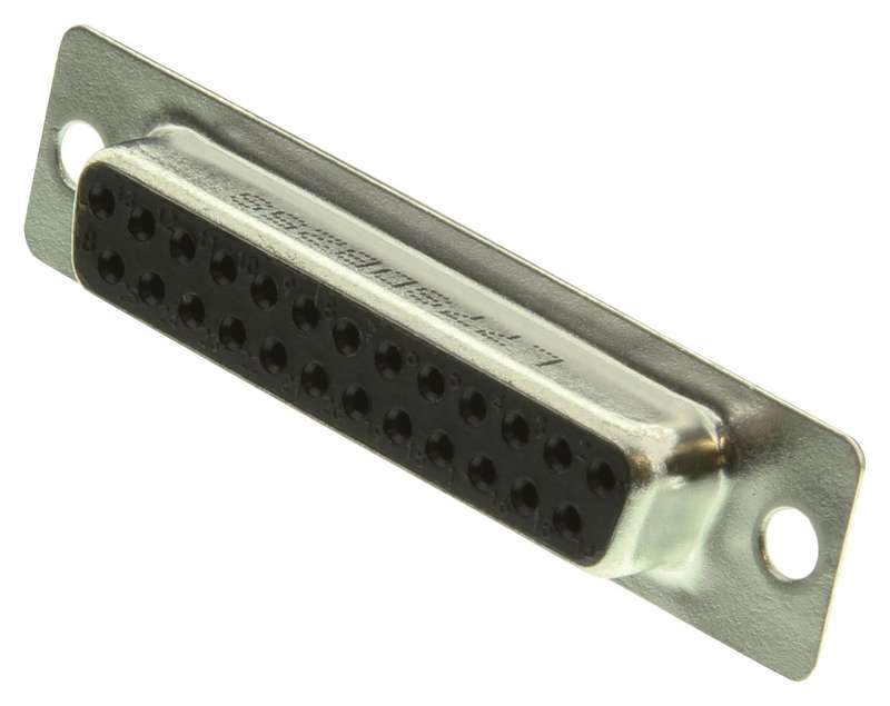 Amphenol (L77SDB25S) D Sub Connector, DB25, Standard, Receptacle