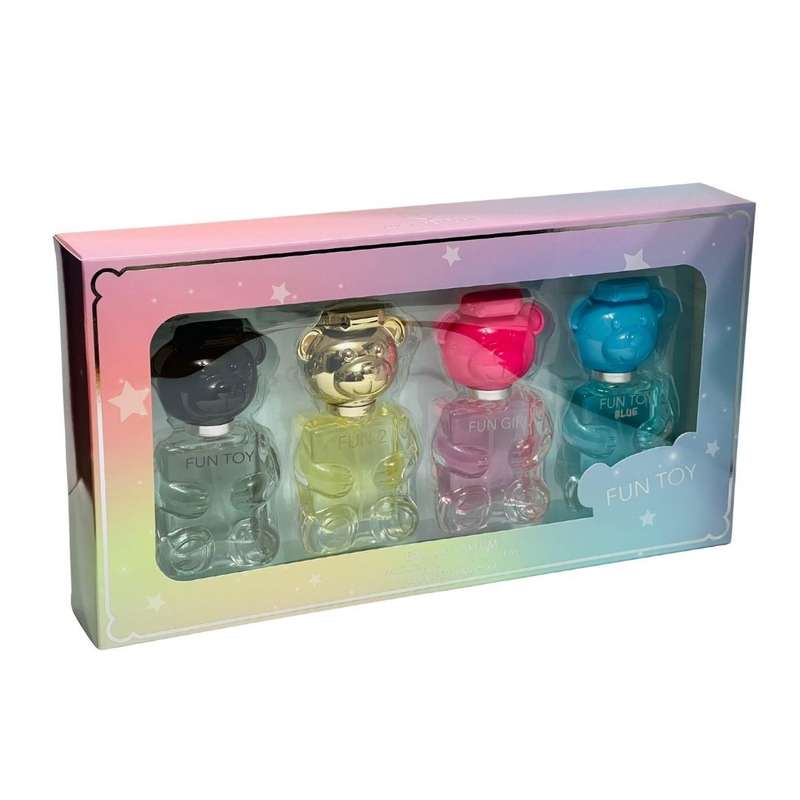 Luca Him & Her Fragrance Perfume Gift Set - 4x30ml EDP + Keyring & Premium Gift Bag COMBO