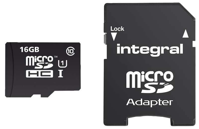 Integral (INMSDH16G10-90SPTAB) Flash Memory Card, 16 GB