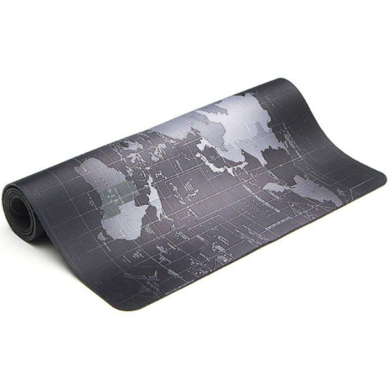 Large World Map Desk Gaming Mouse Pad