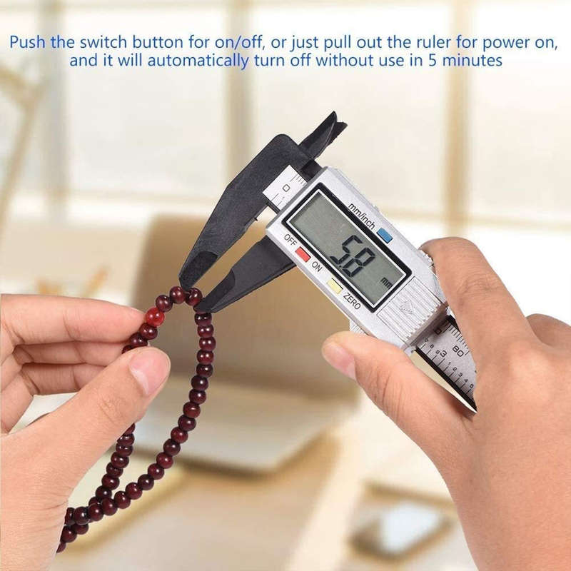 6" Digital Caliper Vernier Gauge Micrometer