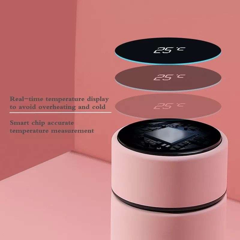 500ml Smart Water Bottle Stainless Steel