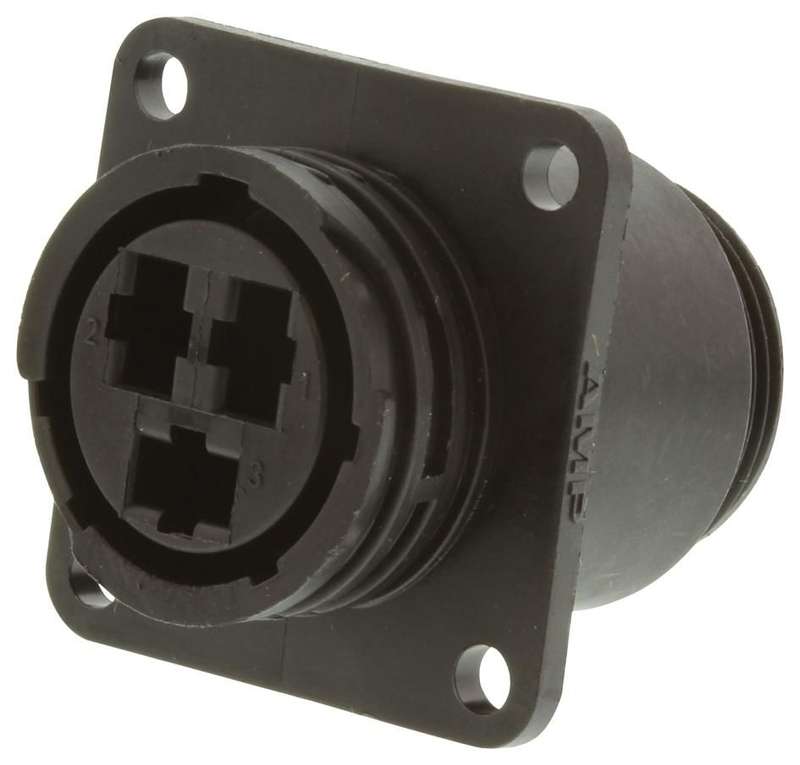 TE Connectivity (206425-1)Circular Connector, Flange Mount Receptacle