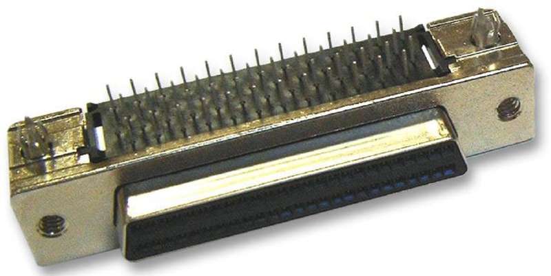 TE Connectivity (5787170-7) D Sub Connector, SCSI, 68 Contacts, Receptacle