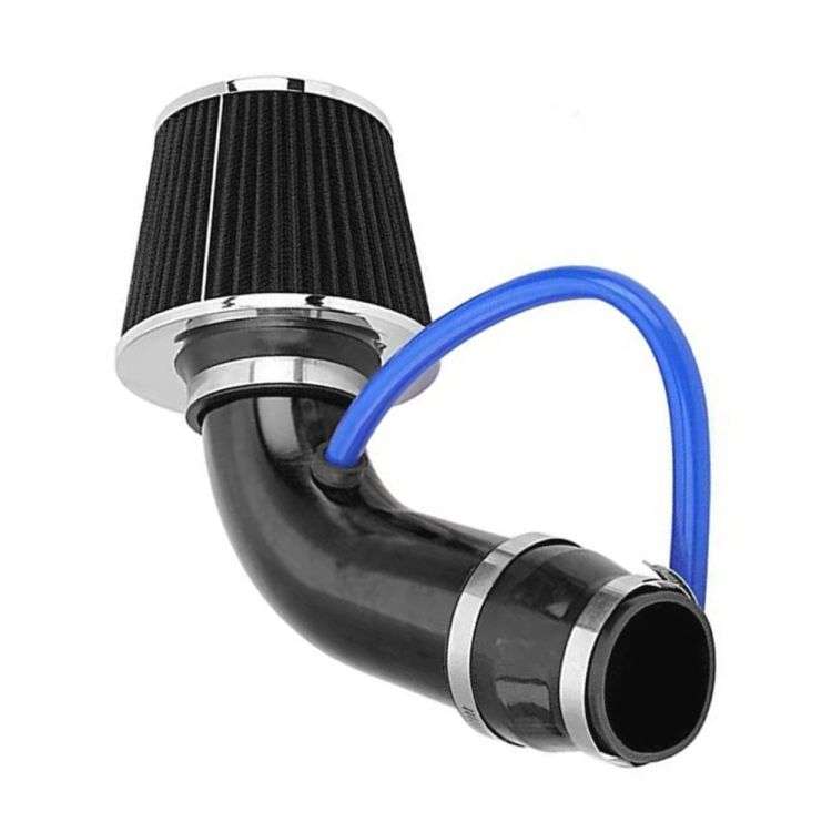 Universal High Performance Cold Air Intake Cone Filter 76mm Diameter Black