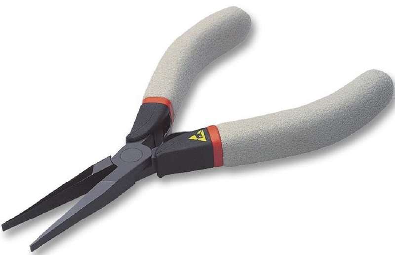 Facom (431.LE) Length Long Flat Nose, 135mm, ESD Safe