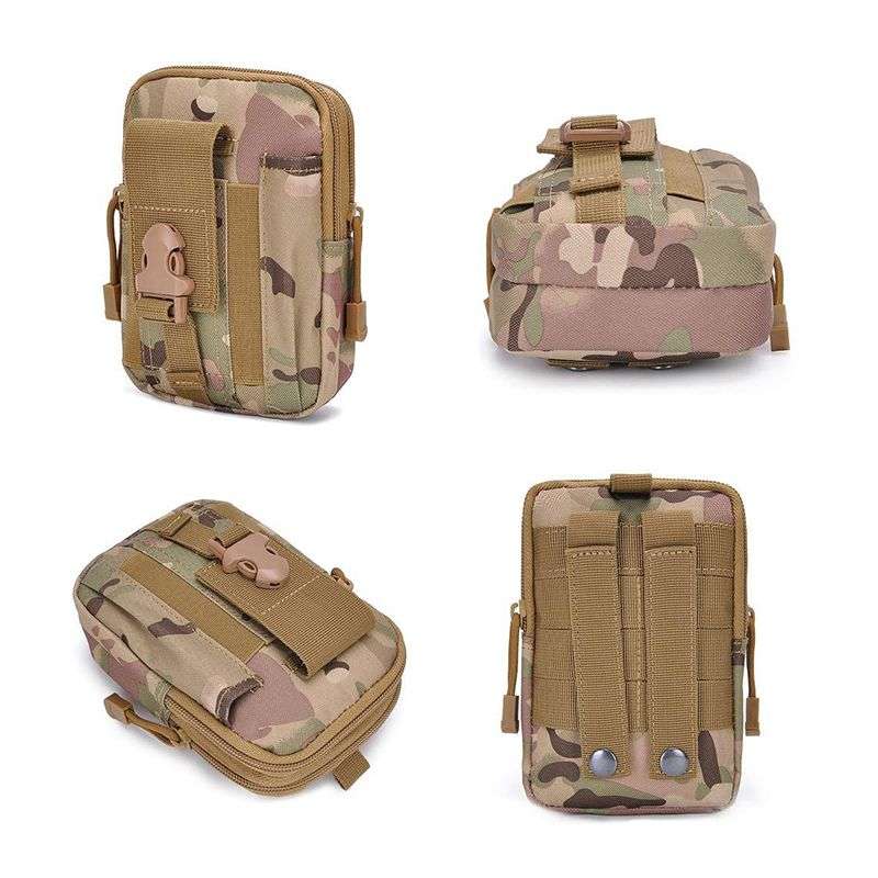 Outdoor Tactical Military Camouflage Waist Bag Portable Fanny Pack - Jungle
