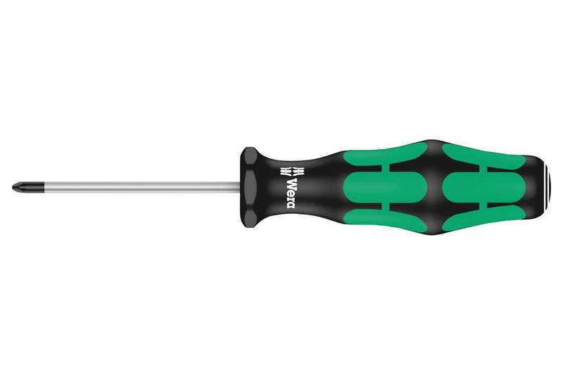 Wera (05009305001) Screwdriver, Pozidriv, PZ0, 60 mm Blade, 141 mm Overall