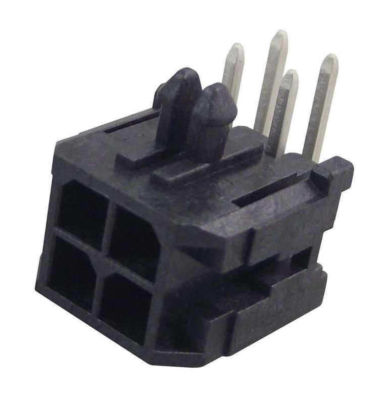 Molex (43045-0401) Pin Header, Power, 3 mm, 2 Rows, 4 Contacts