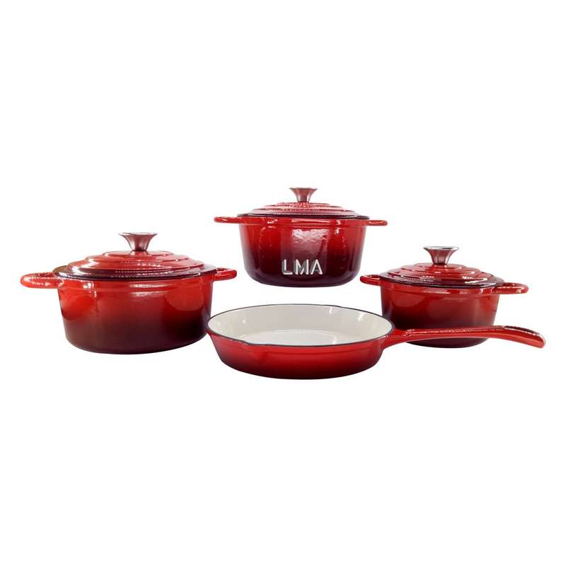 LMA - 7 Piece Cast Iron Cookware Dish Set (PLEASE READ THE DESCRIPTION)