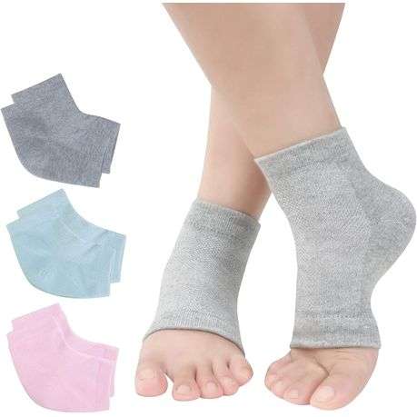 Heel Pain Relief Silicone Gel Heel Socks