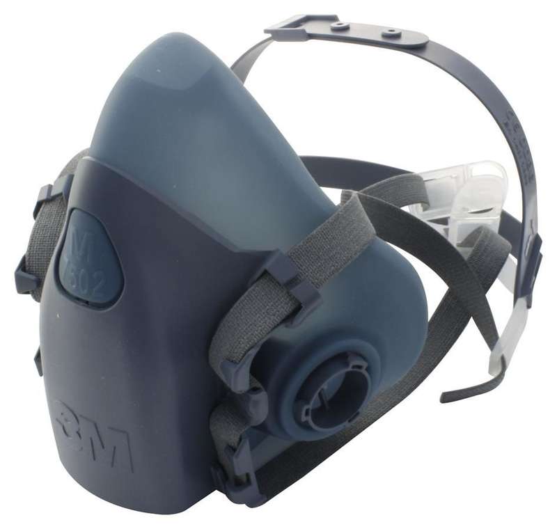 3M 7502 Medium Respirator Medium Size, Valved Half Facepiece