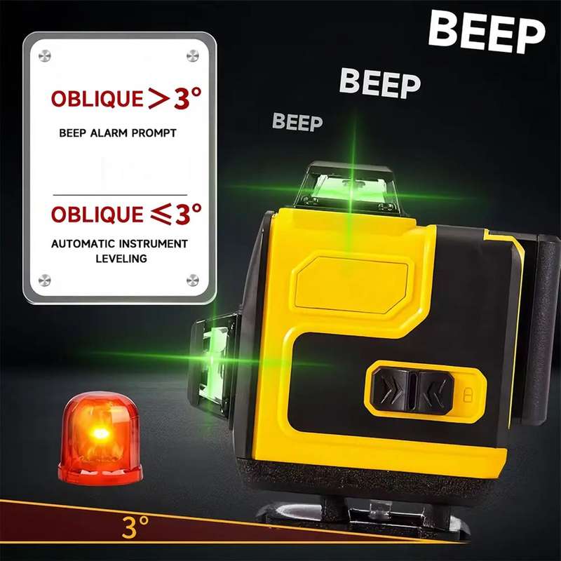 Industrial 4D 16 Green Line Laser