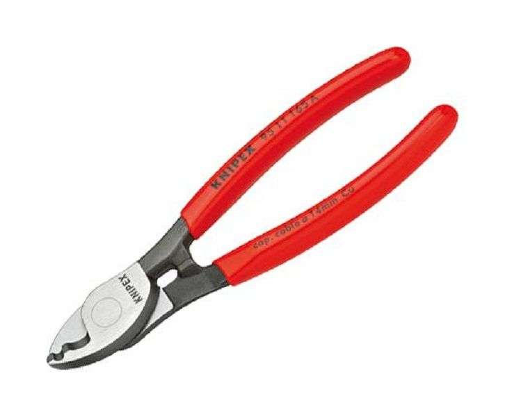 Knipex (95 11 165 A) Cable Cutter, Shear, 15 mm Cutting Capacity