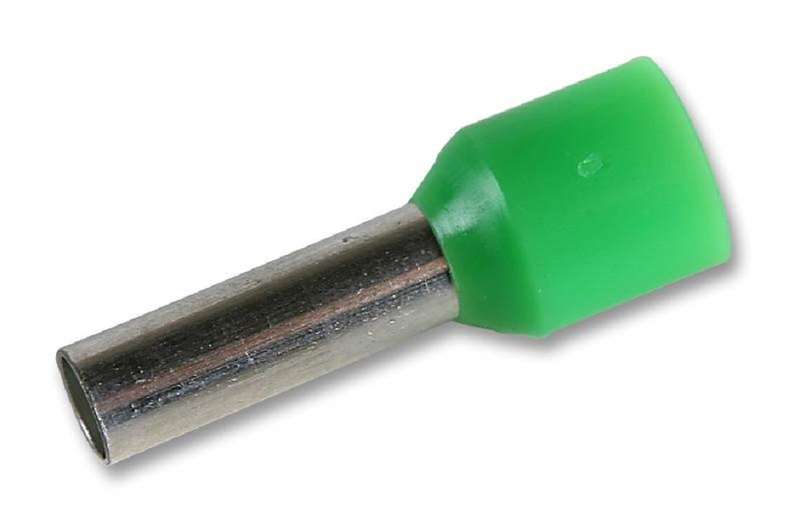 Multicomp Pro (E6018-GREEN) Wire Ferrule, Single Wire, 10 AWG, 6 mm², 18 mm