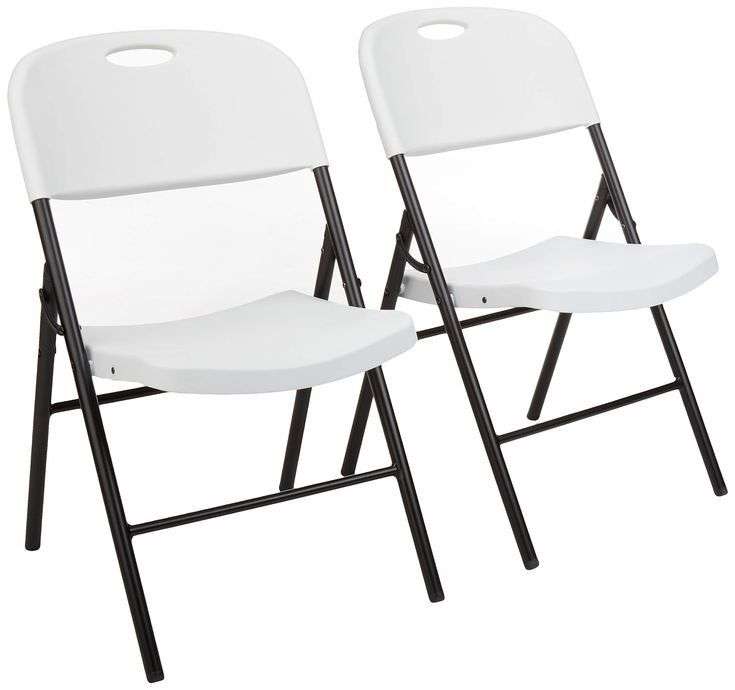Foldable Chair- 2 pack white