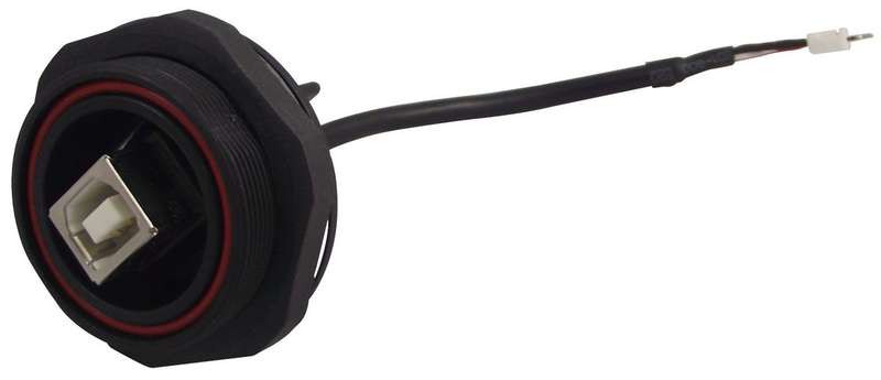 Bulgin Limited (PX0849/B) Computer Cable, Receptacle, USB 2.0B Socket