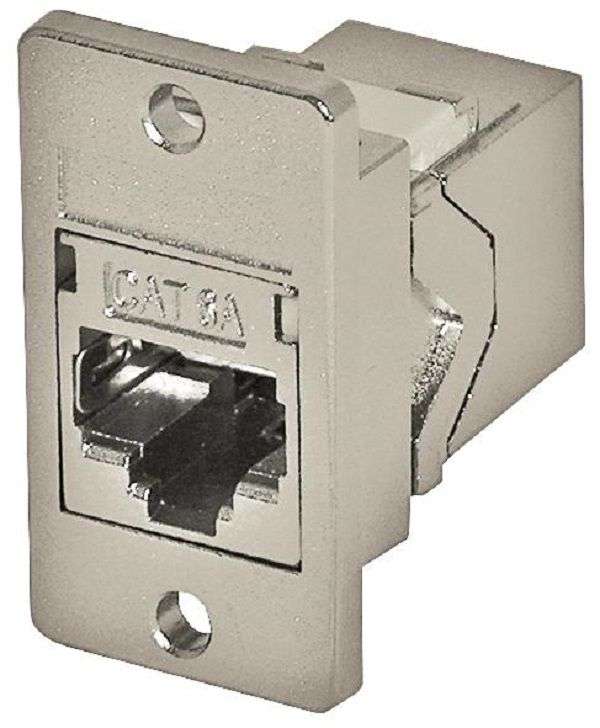 Tuk (SGACK2SPM) Cat6A RJ45 Shielded Panel Mount Coupler