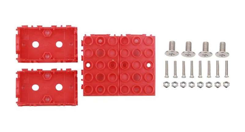 Seeed Studio (110070024) Red Wrapper, 1x2, 4/Pack, Grove Modules