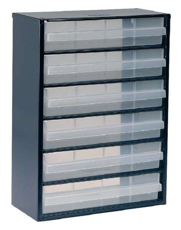Raaco (137485) Storage Cabinet, 6 Drawer, Steel