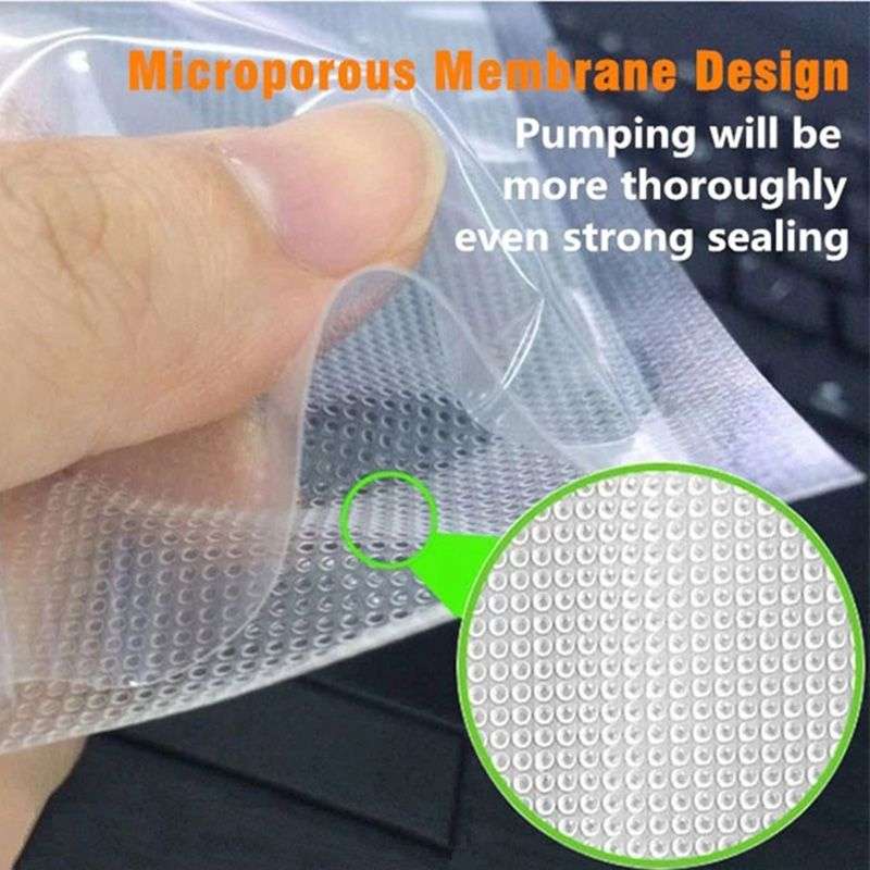 100 Piece Vacuum Sealer Freezer Storage Machine Bags Embossed Food Saver - 20*30cm