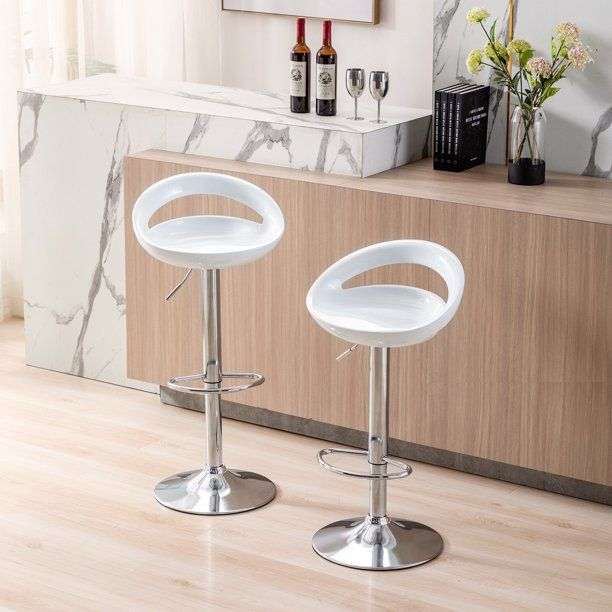 Bar Stools / Kitchen Counter Breakfast Chairs - 2 Pack