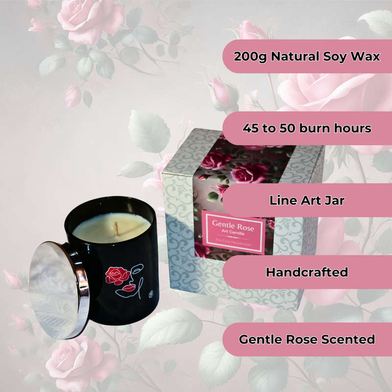 Gentle Rose Candle & Reed Diffuser Collection