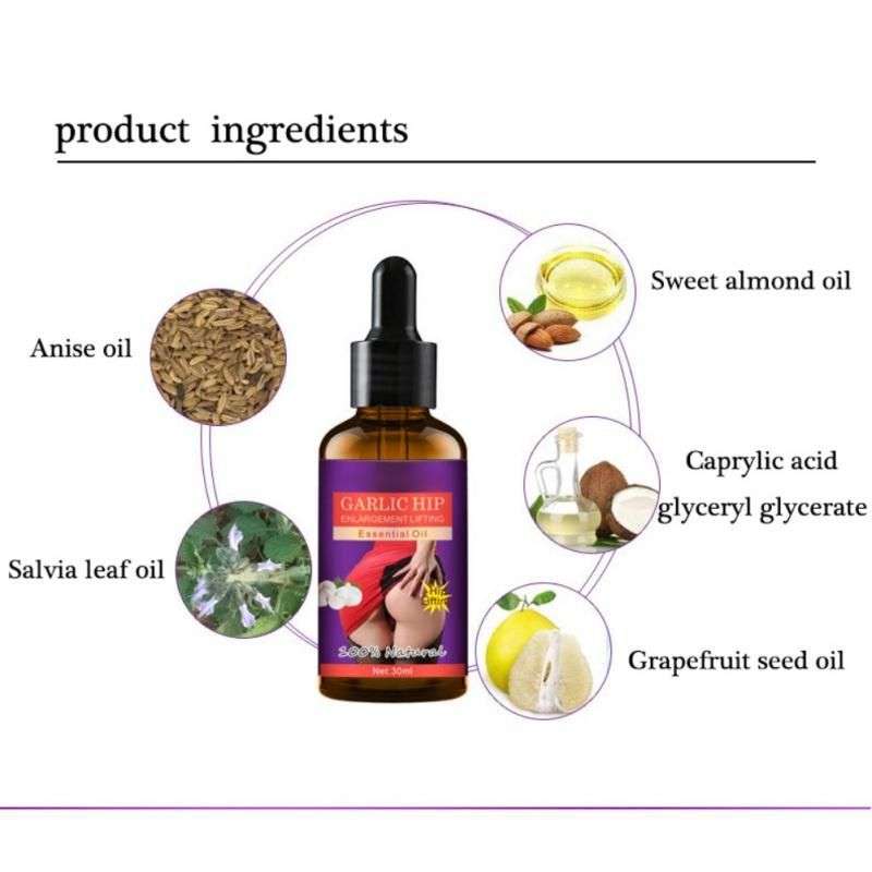 Garlic Hip Enlargement and Lifting Oil -Pack of 2