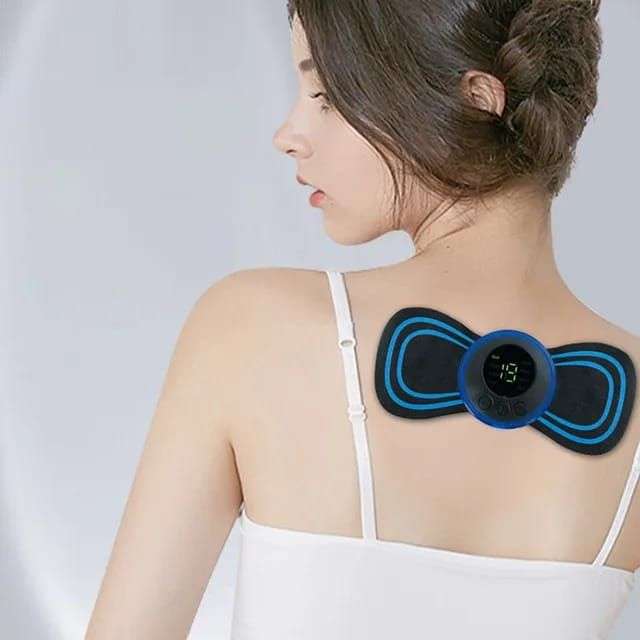 Portable Mini Electric Neck Massager Pain Relief Massage Patch