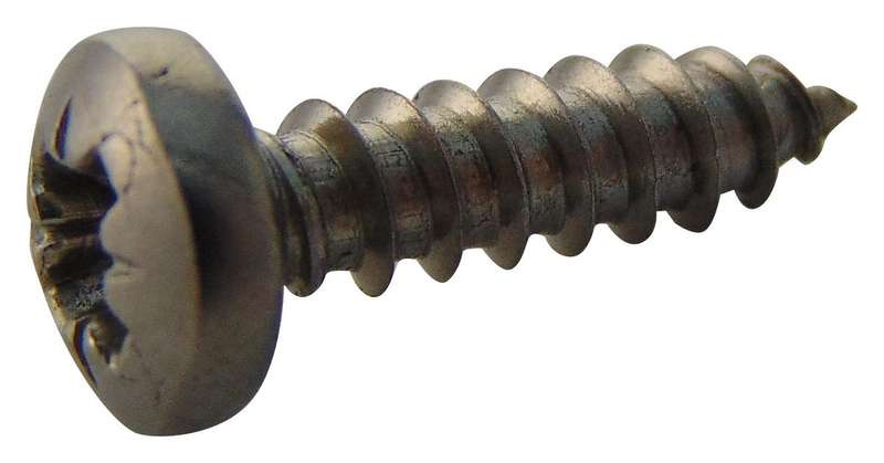 TR Fastenings (N60.500 PRA2ABS100-) Screw, Self-Tapping, No.6, 12.7 mm