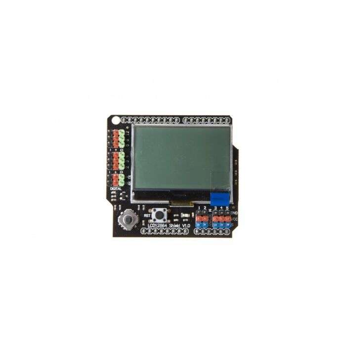 DFRobot (DFR0287) LCD Shield, Gravity, LCD12864, Arduino Development Boards