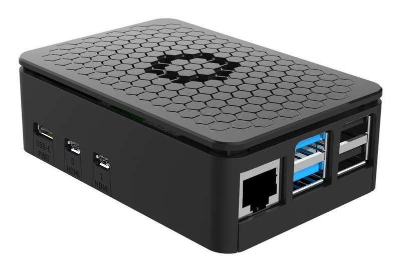 Multicomp Pro (ASM-1900180-21) Enclosure, Black, ABS, Raspberry Pi5 Boards