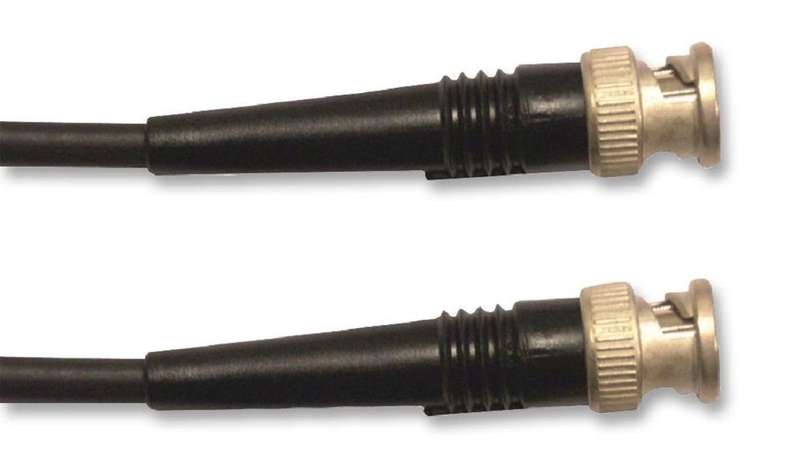 Radiall (R284C0351008) Rf/Coaxial Cable Assembly, BNC to BNC, 5 m, Black
