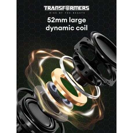 TRANSFORMERS - TF-Y09 - Wireless Water Resistant Speaker - Black