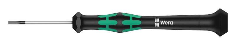 Wera (117991) Screwdriver, Slotted, Precision, 40 mm Blade, 1 mm Tip