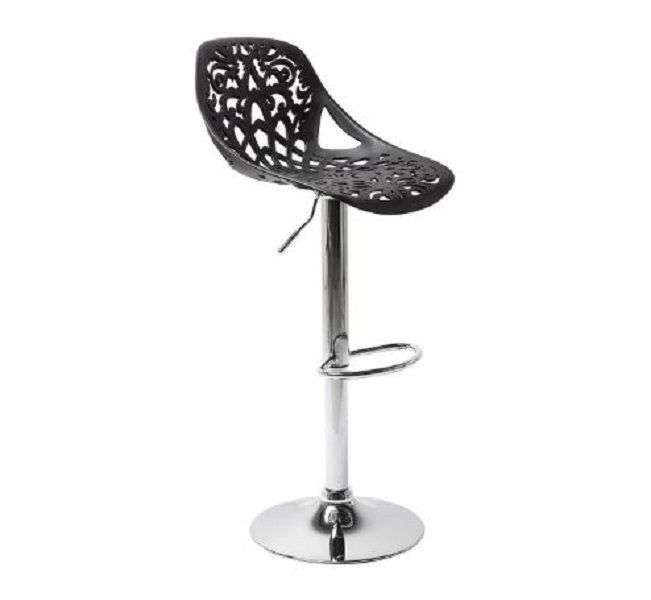 Reena Floral Barstool / Patio stools - Black