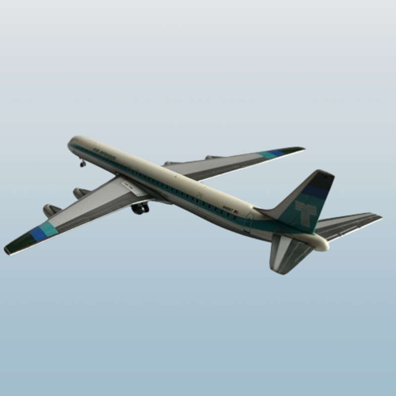 1:400 Scale, Air Afrique, Douglas DC-8, Diecast Display Aircraft Model