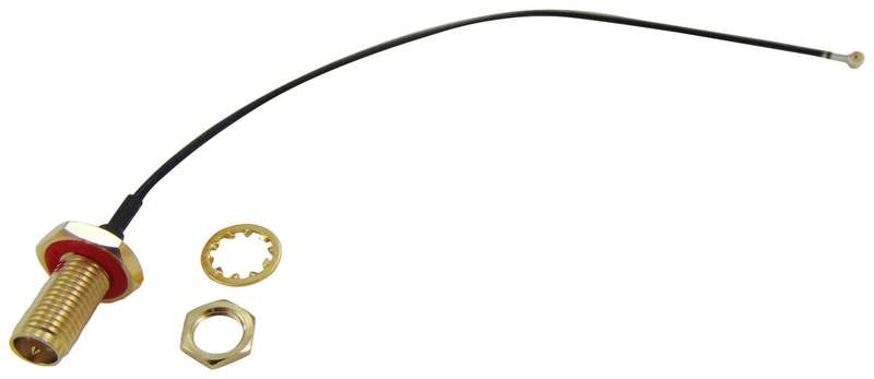 Multicomp Pro (R-134G7210150CA)RF/Coaxial Cable Assembly, 50 ohm, 5.9 "