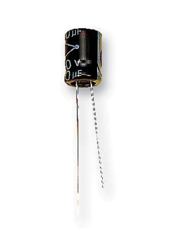 Multicomp Pro (MCGPR50V477M13X21) Electrolytic Capacitor, 470 µF, 50 V