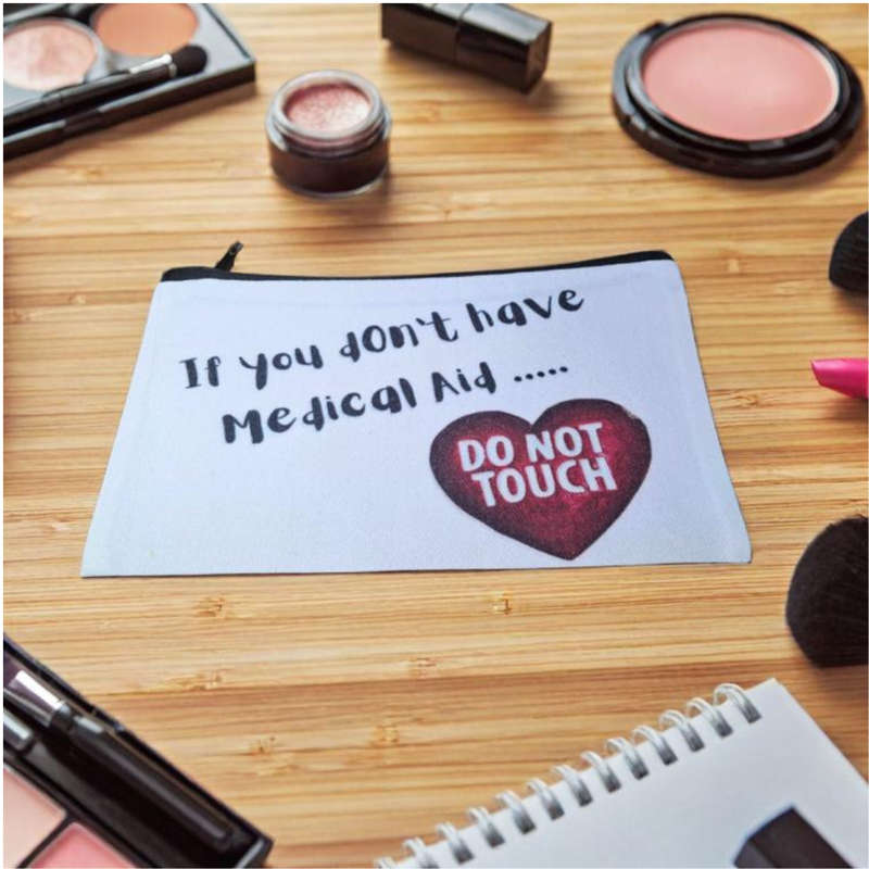 Makeup Bag - "Do Not Touch" & "Touch at Own Risk"