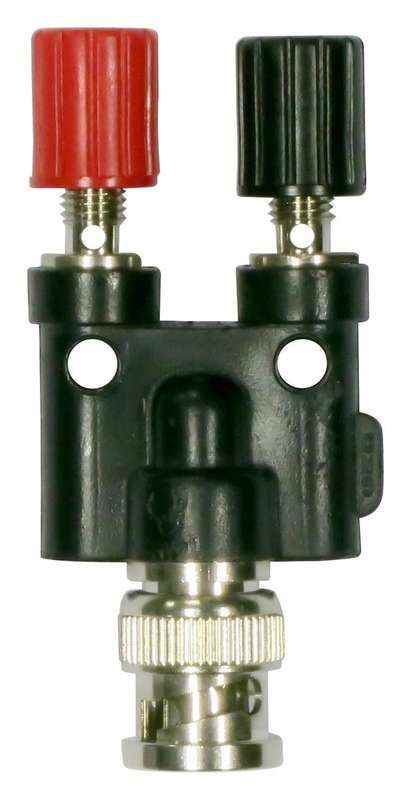 Tenma (76-005) Connector Adapter, BNC Coaxial, 1 Ways, Plug, Binding Post