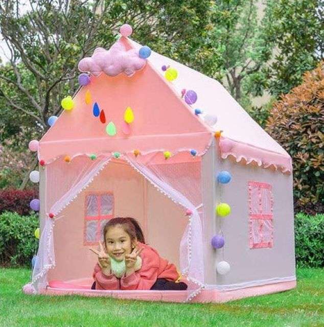 Fun Kids Indoor Outdoor Large Space Tent Playhouse